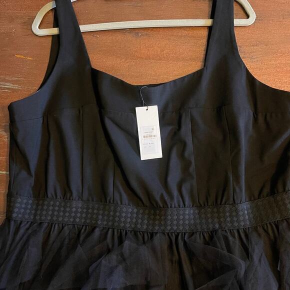 Starling Reine Black Tulle Layered Whimsigoth Y2K Witchy Dress Women's XL - Picture 4 of 10